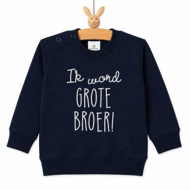 Sweater Ik word grote broer zwart